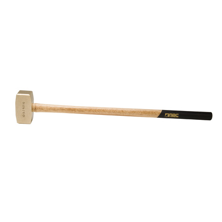 ABC HAMMERS 10 lb. Brass Hammer with 32" Wood Handle ABC10BW